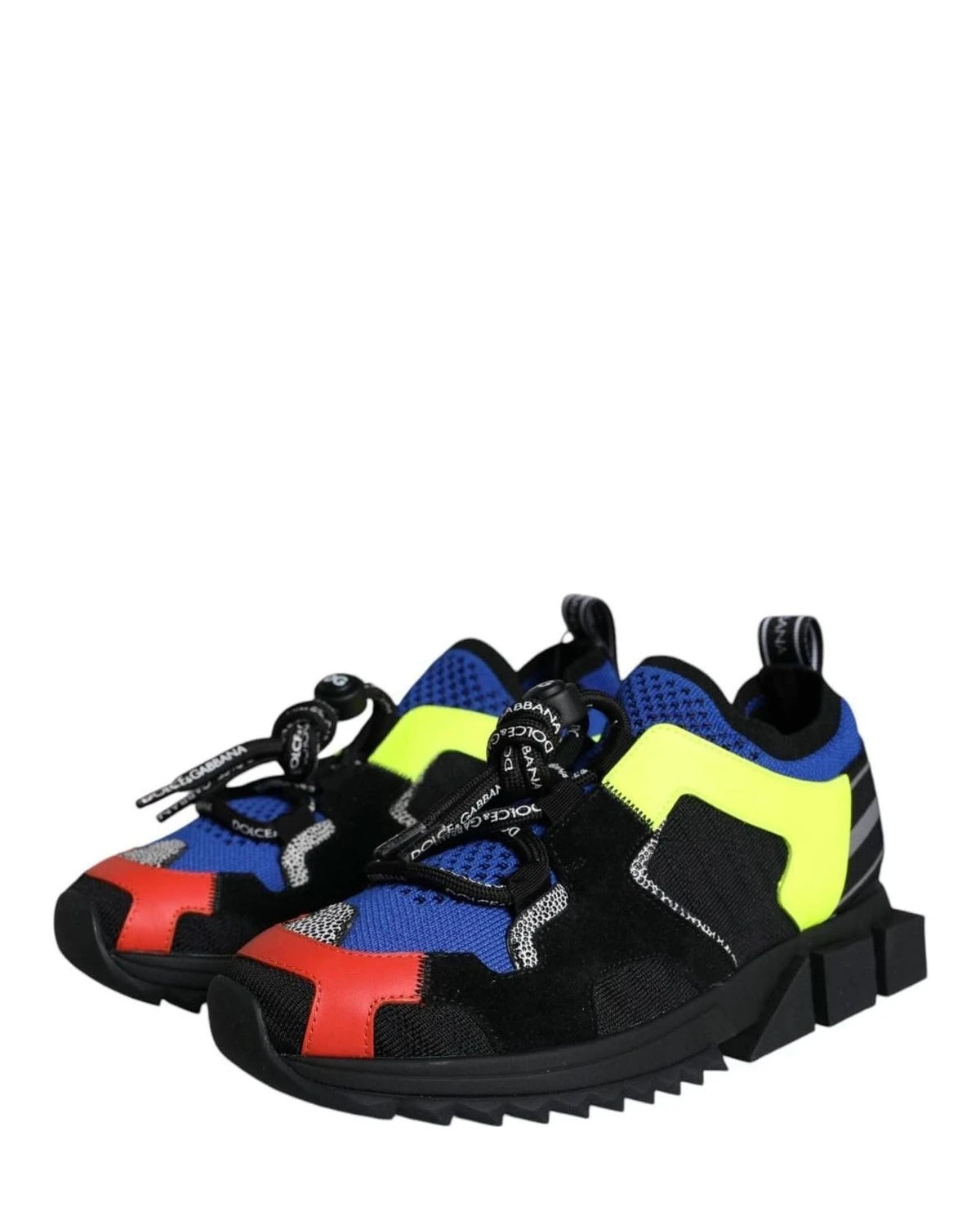 Dolce & Gabbana Multicolor Mesh Sorrento Trekking Shoes Sneakers