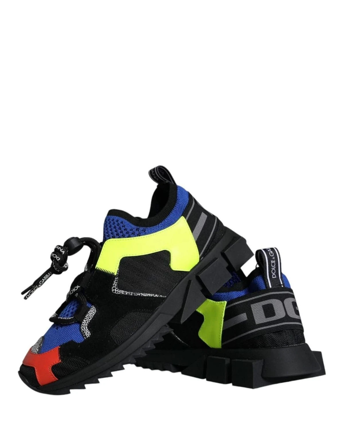 Dolce & Gabbana Multicolor Mesh Sorrento Trekking Shoes Sneakers