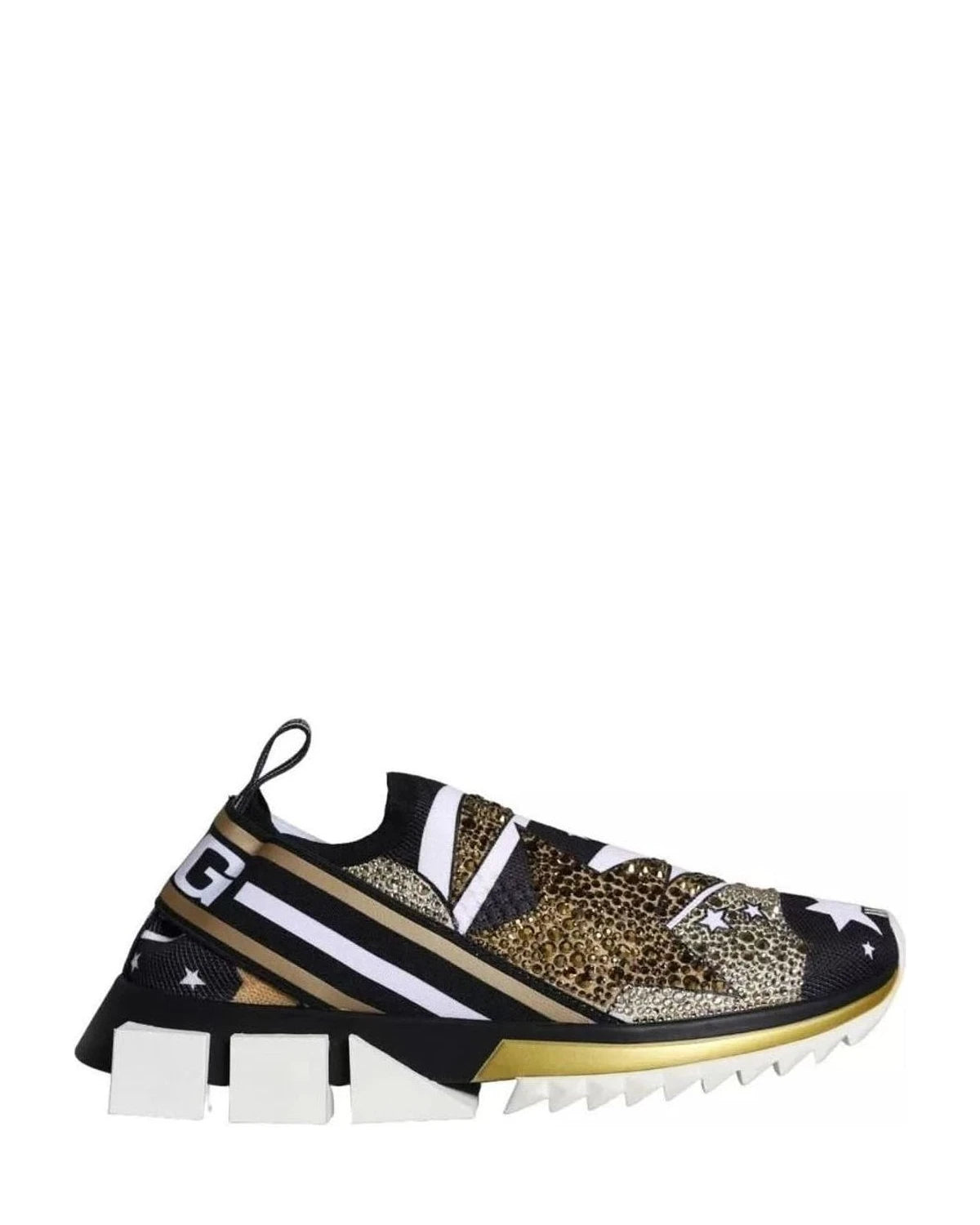 Dolce & Gabbana Multicolor Comet Star Print Sorrento Sneakers Sneakers