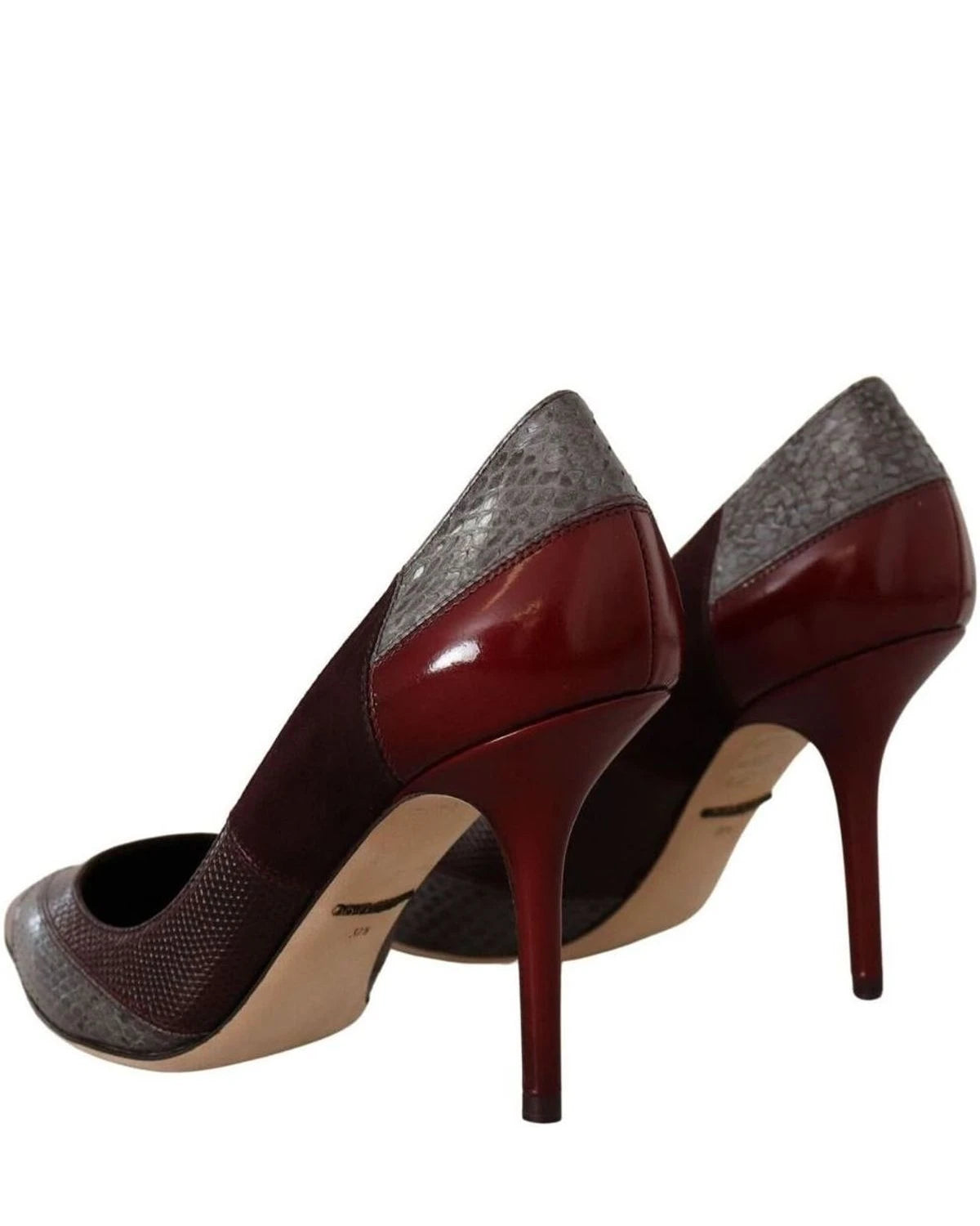 Dolce & Gabbana Leather Exotic Heels Heels