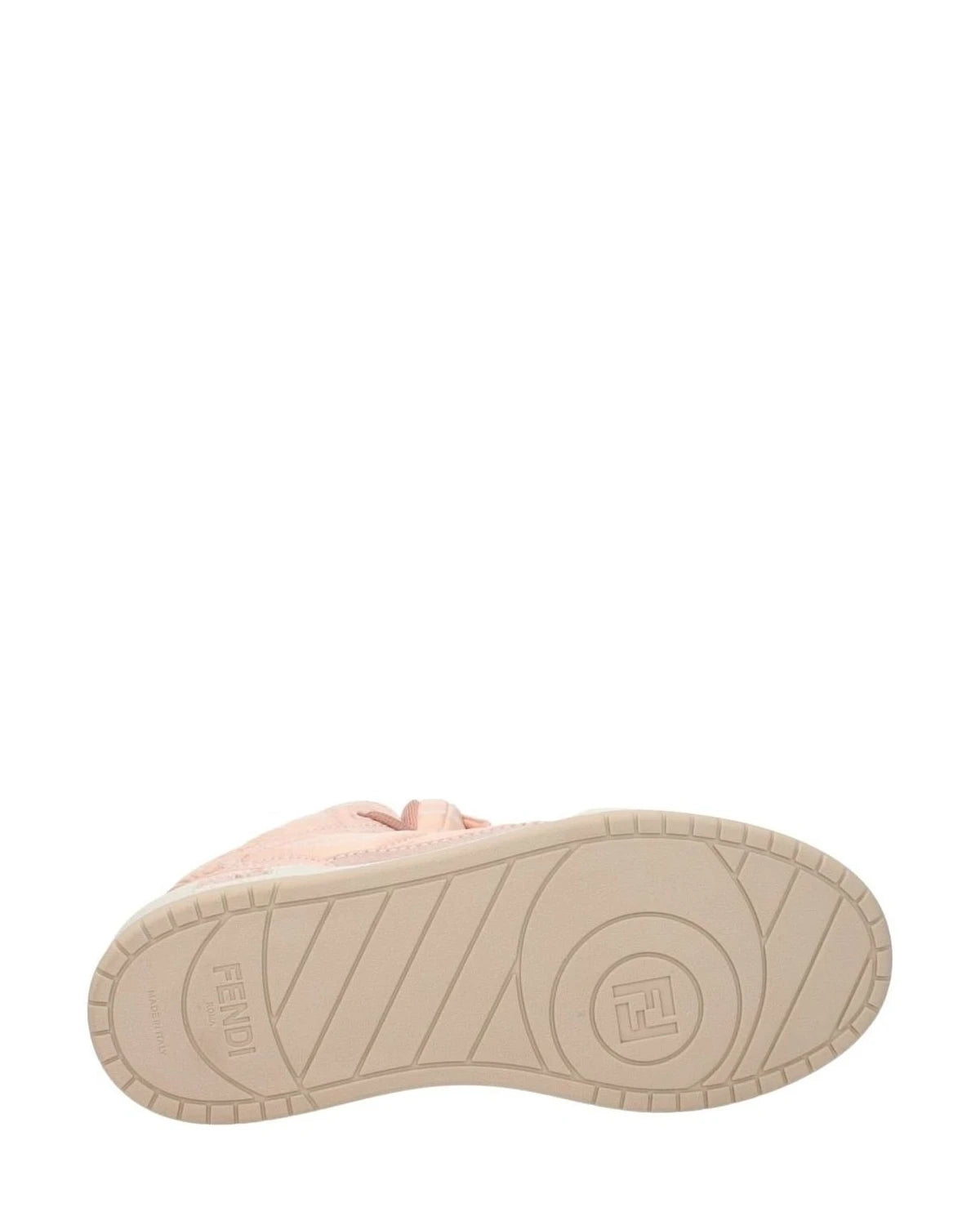 Fendi Pink Nylon High Top Sneakers
