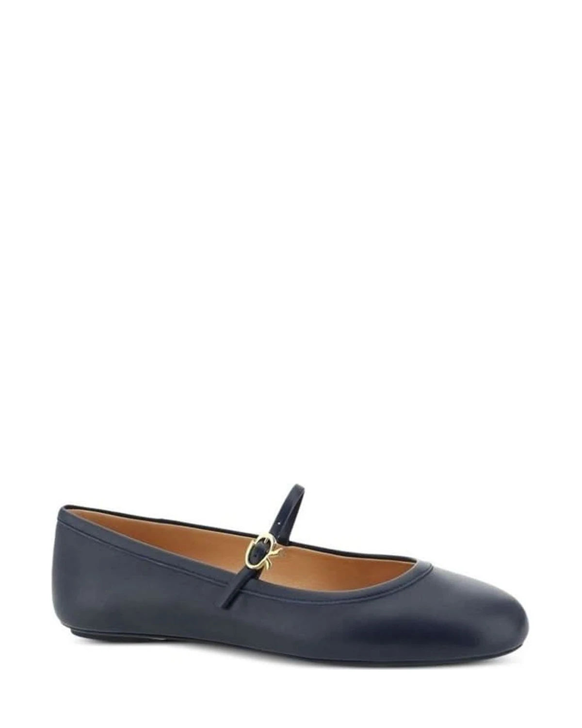Gianvito Rossi Blue Ballet Flats