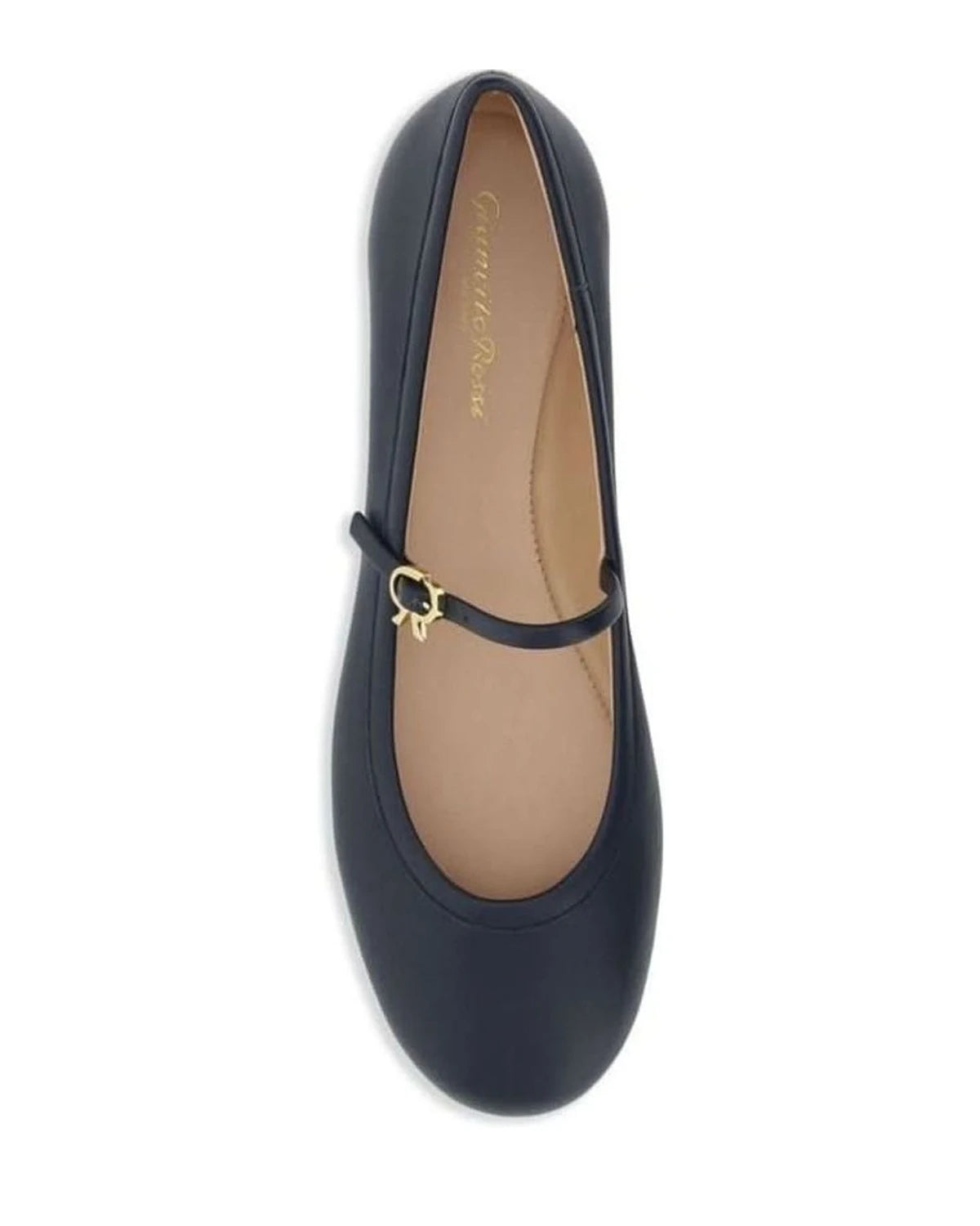 Gianvito Rossi Blue Ballet Flats
