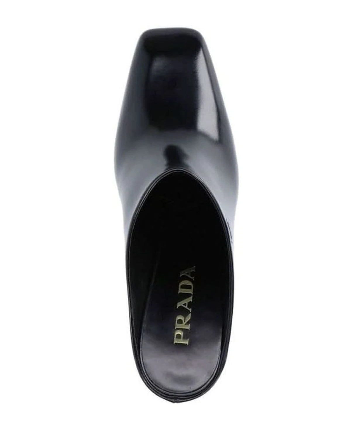 Prada Black Calfskin Mules