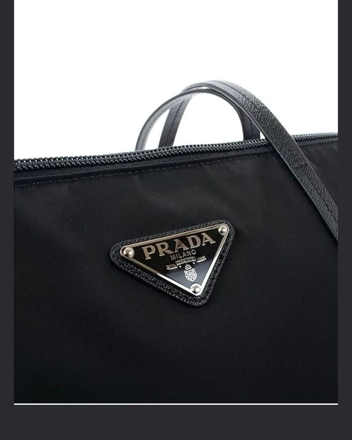 Prada Black Nylon Tote Bag
