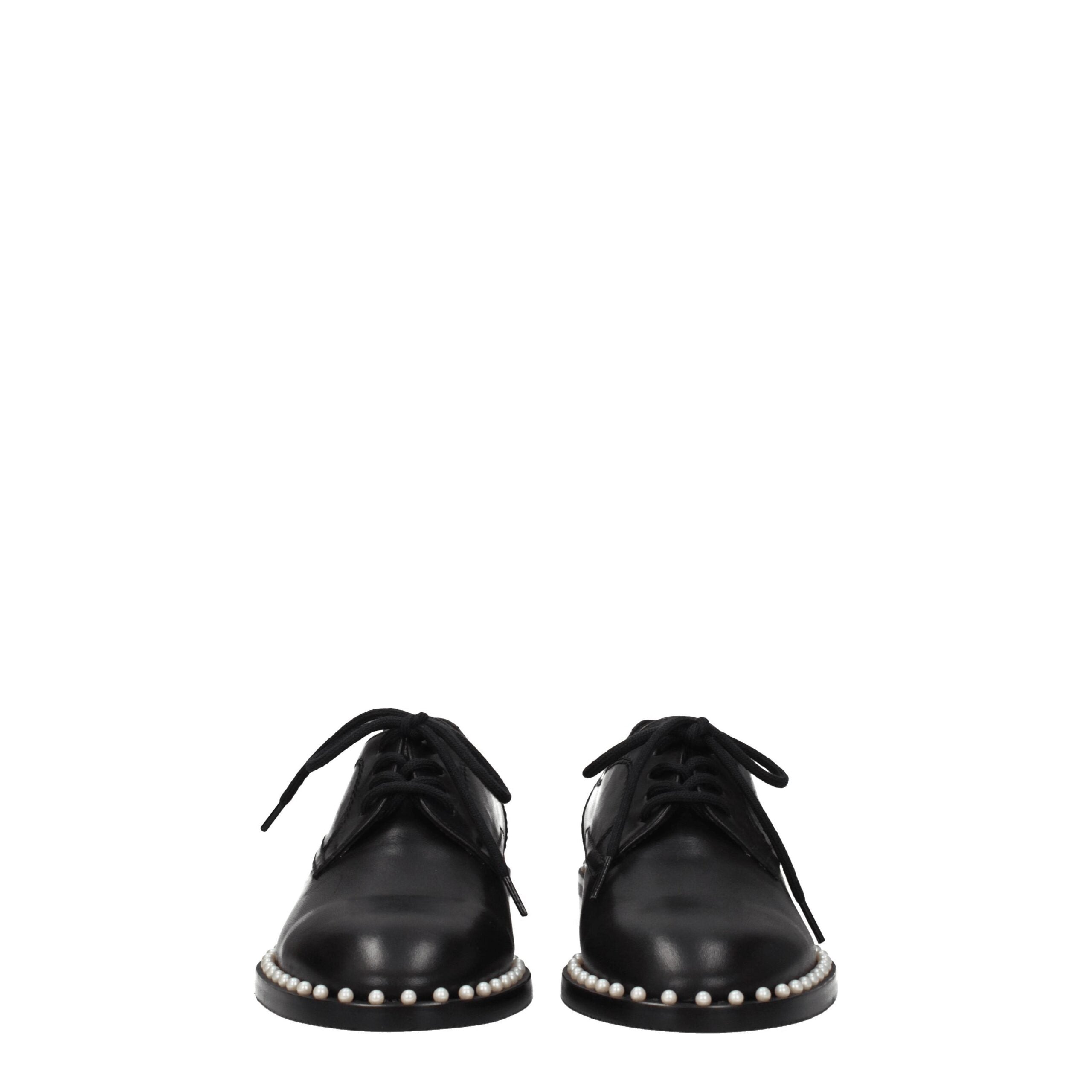 Stuart Weitzman Black Leather Oxfords and Derbies Glam Steals