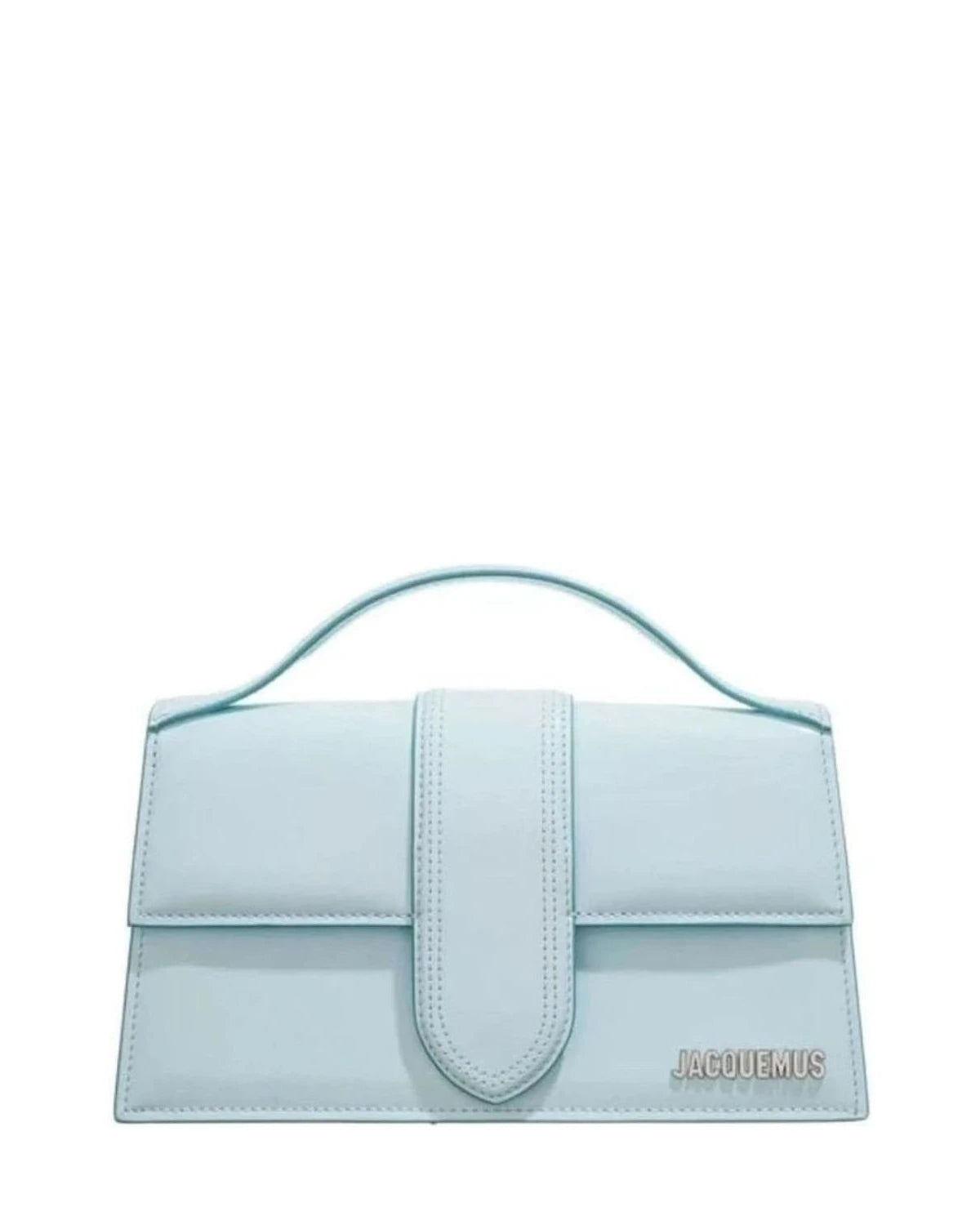 Jacquemus Blue Leather Pale Le Grand Bambino Handbag