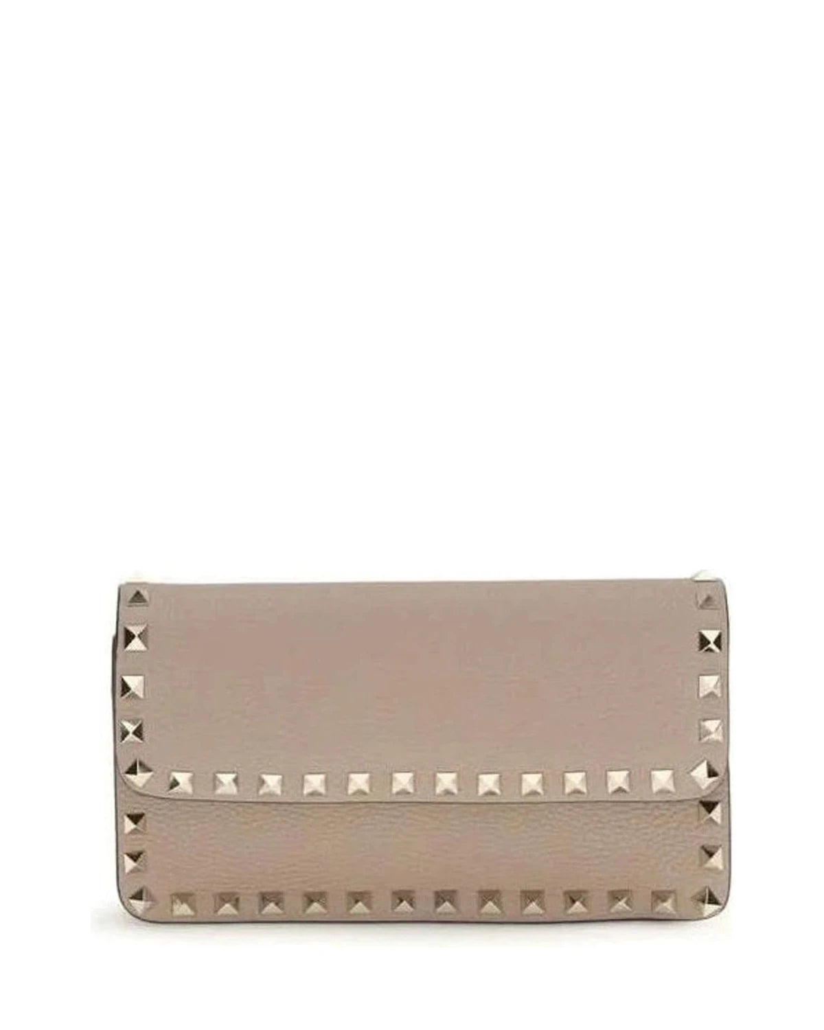 Valentino Garavani Beige Calf Leather Bos Taurus Wallet