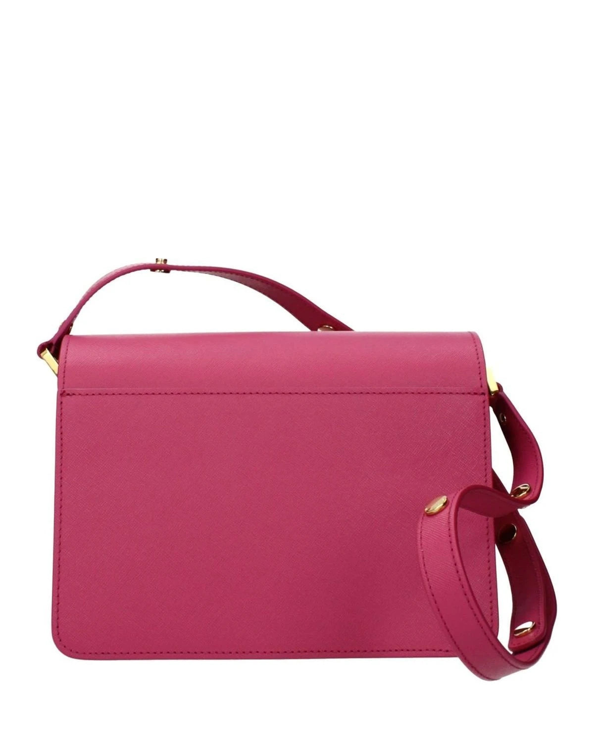 Marni Pink Leather Shoulder Bag