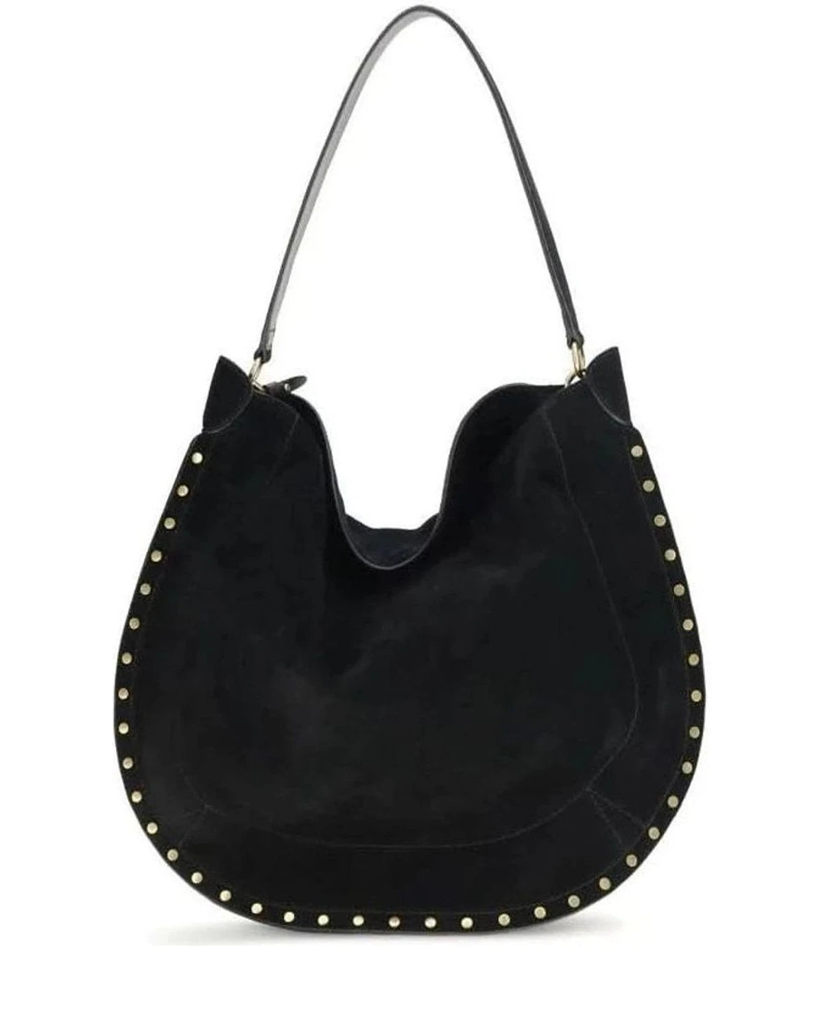 Isabel Marant Black Calf Leather Bos Taurus Shoulder Bag