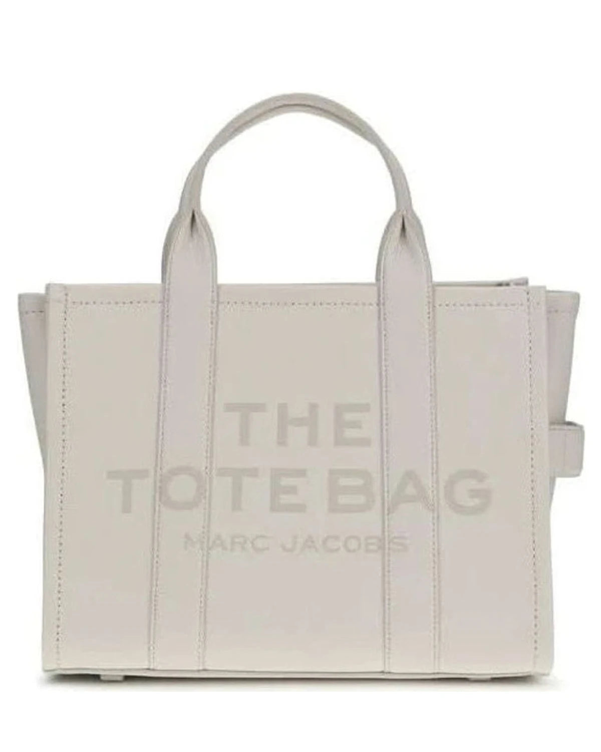 Marc Jacobs White Calf Leather Bos Taurus Handbag