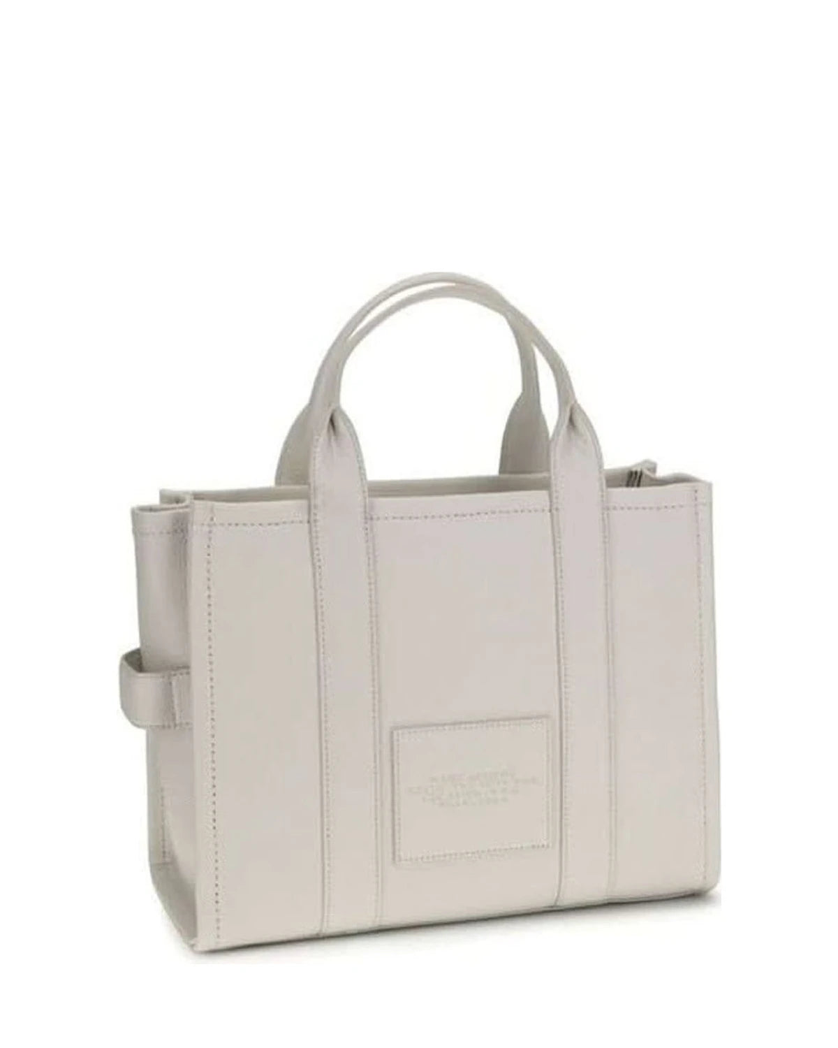 Marc Jacobs White Calf Leather Bos Taurus Handbag