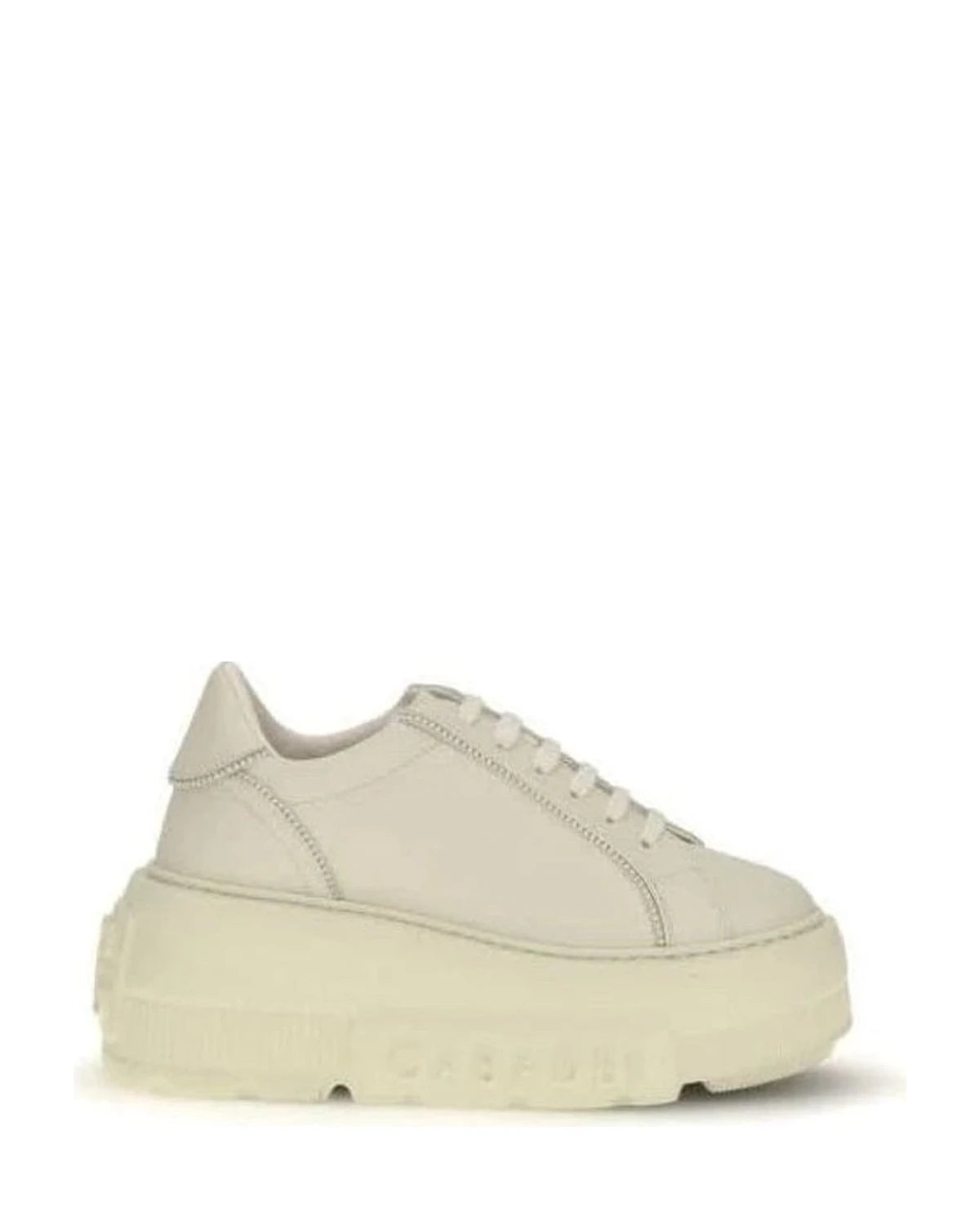 Casadei White Rubber Chunky Sneakers