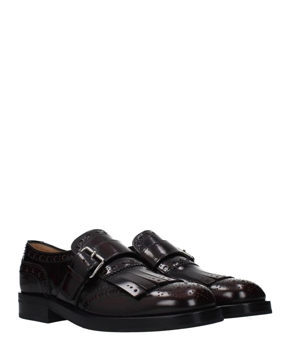 Church's Red Leather Slip On Loafers
