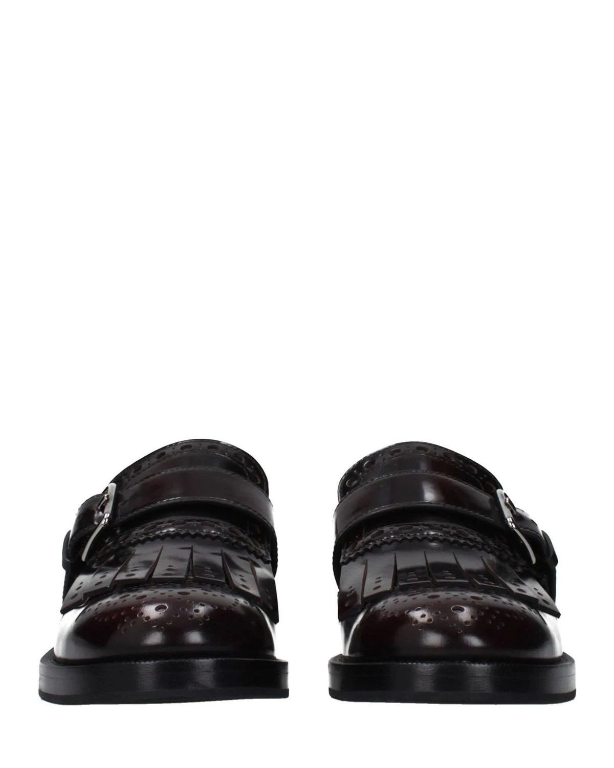 Church's Red Leather Slip On Loafers
