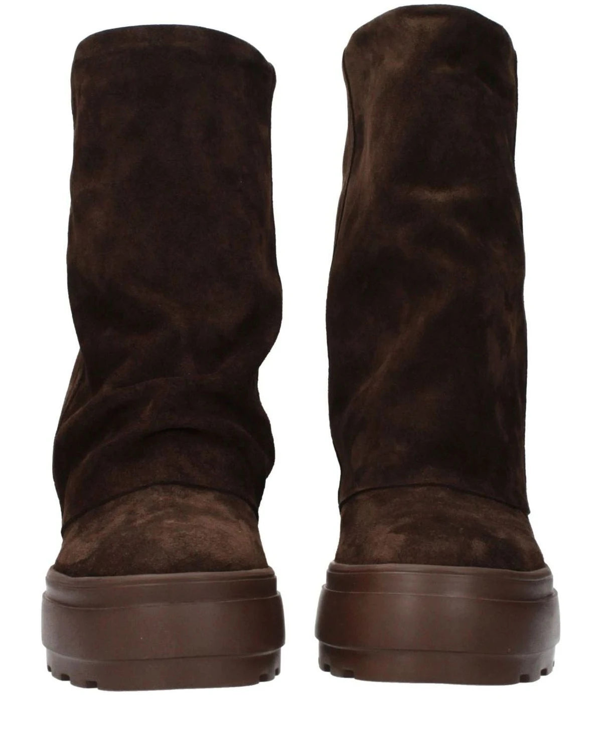 Casadei Brown Leather Ankle Boots