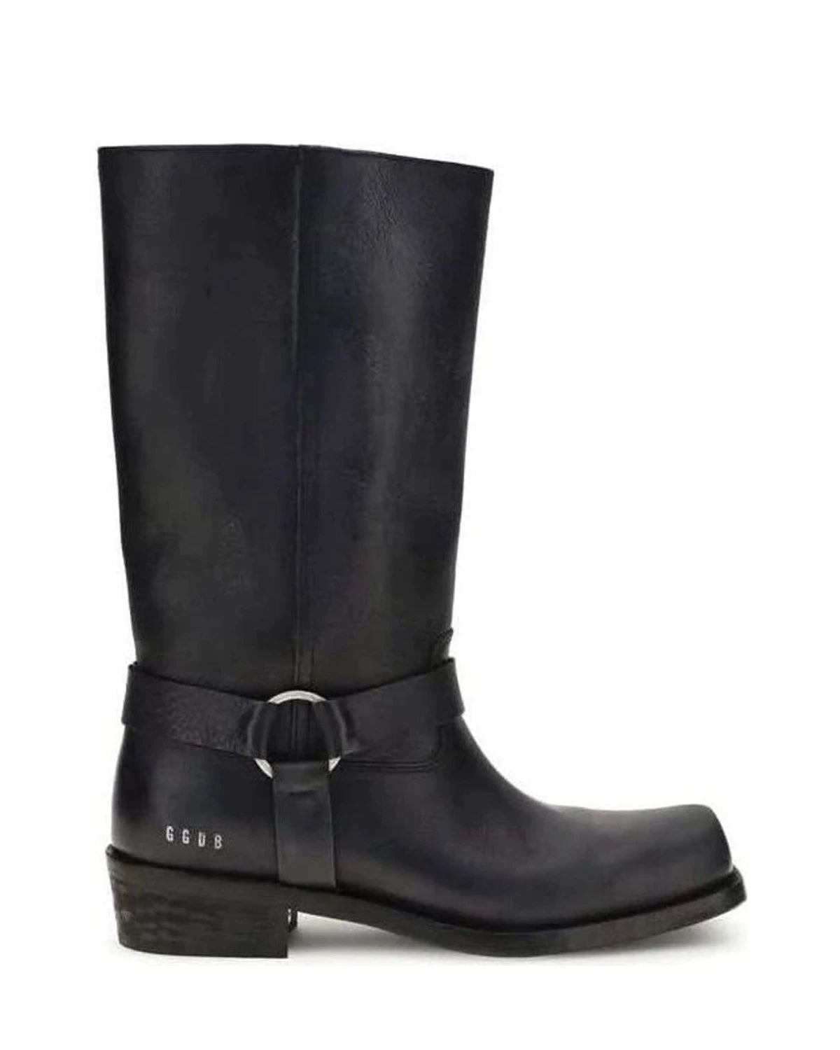 Golden Goose Black Calf Leather Bos Taurus Ankle Boots Glam Steals