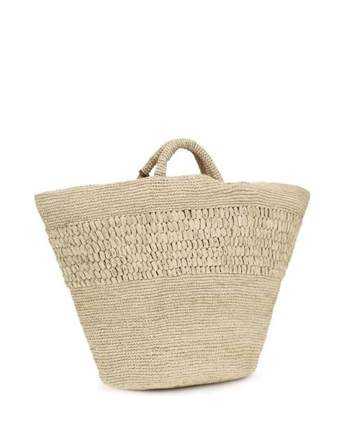 Manebi Beige Raffia Handbag Glam Steals