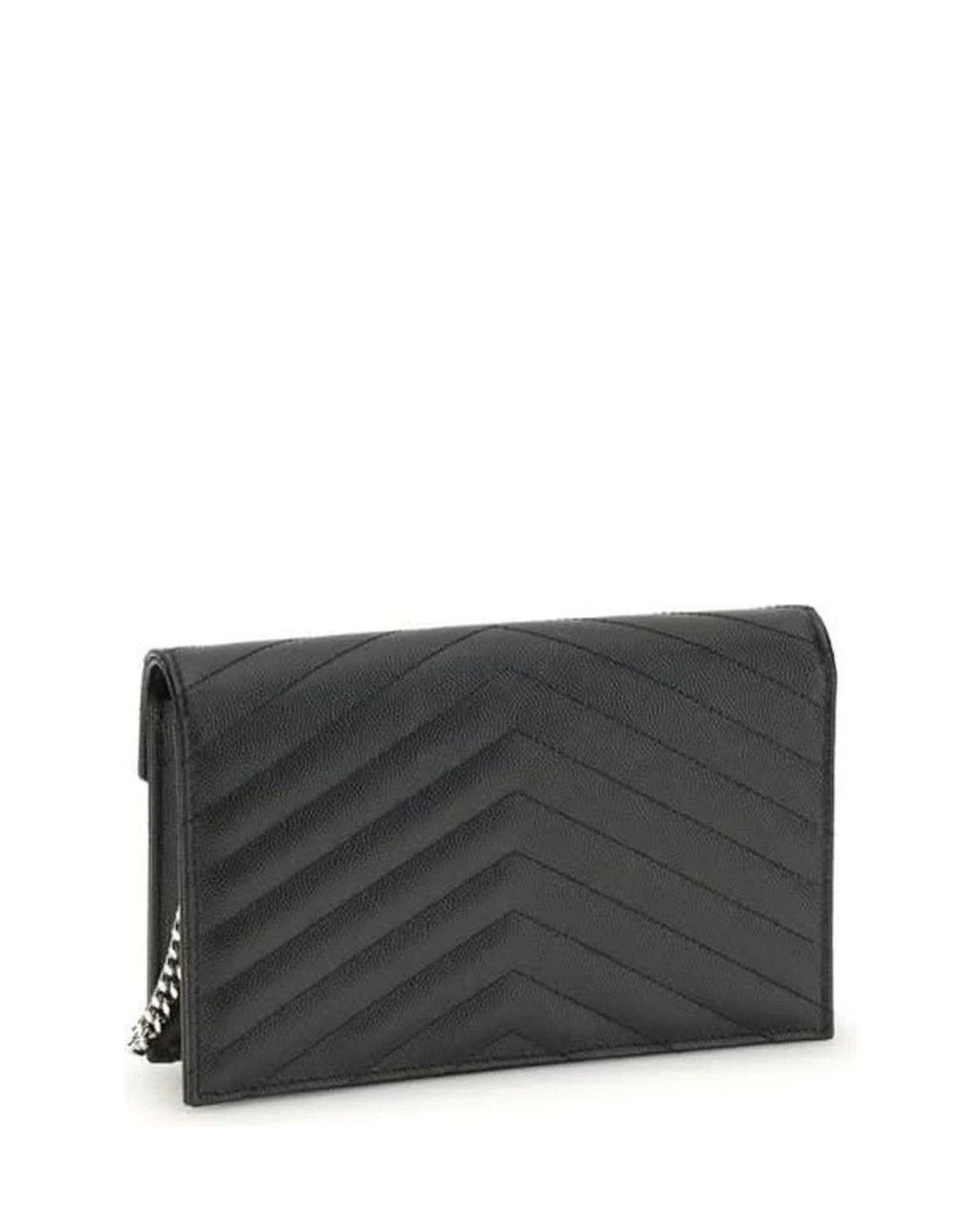 Saint Laurent Black Calf Leather Bos Taurus Wallet Glam Steals