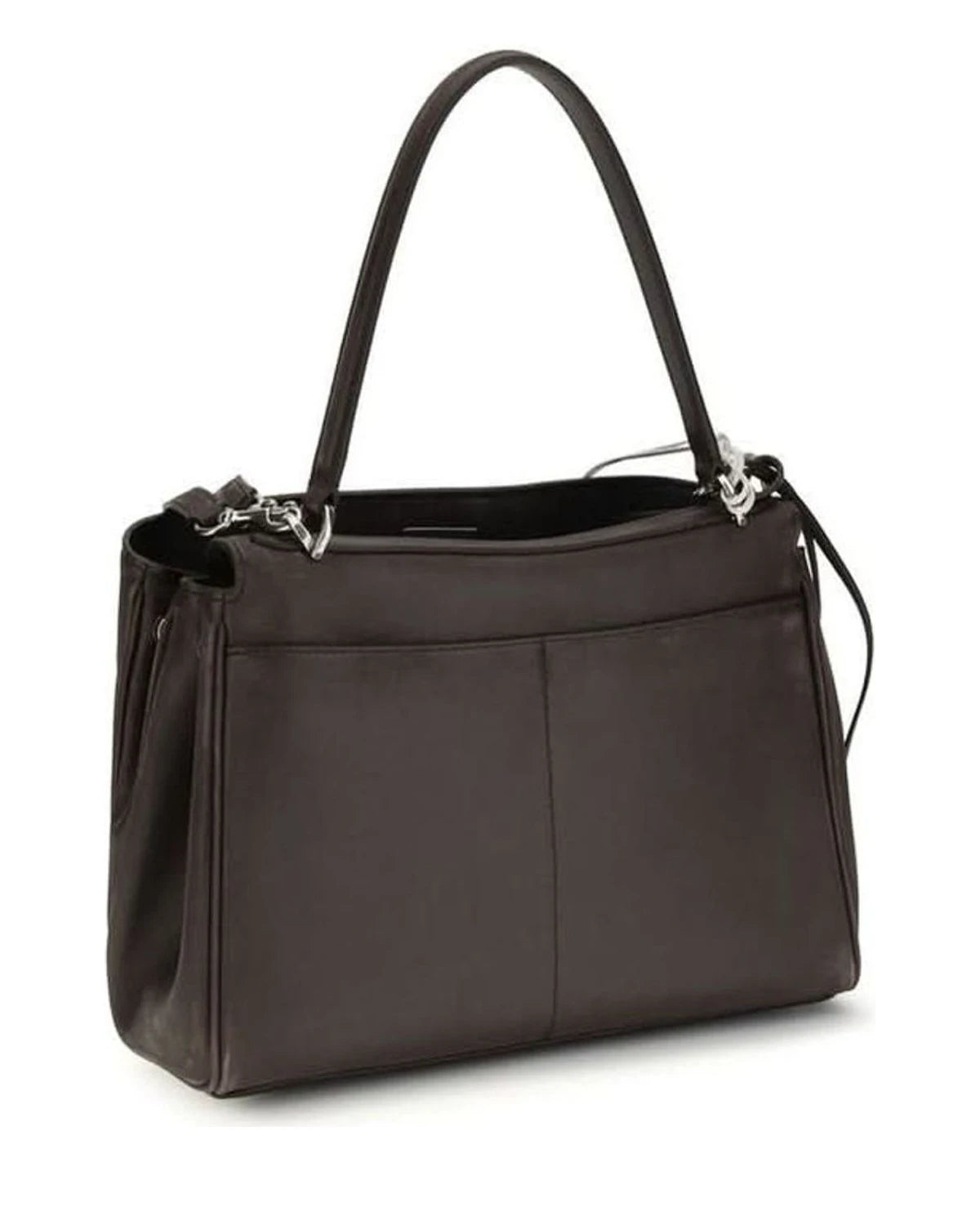 Balenciaga Brown Calf Leather Bos Taurus Shoulder Bag Glam Steals