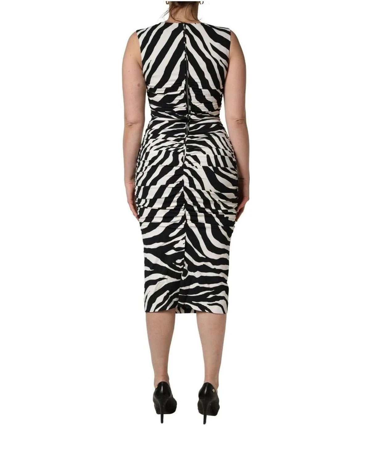 Dolce & Gabbana Dresse in black, Viscose — view 4