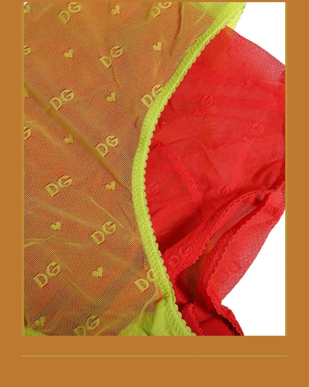 Dolce & Gabbana Cheeky Pantie in orange, Elastane — view 3