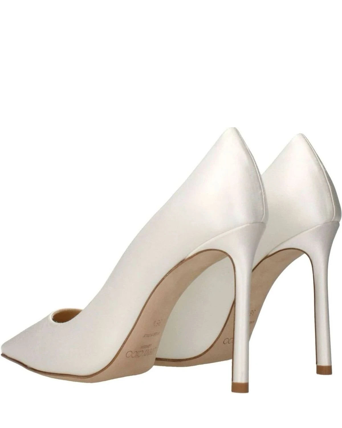 Jimmy Choo Beige Satin Platform Pumps Glam Steals
