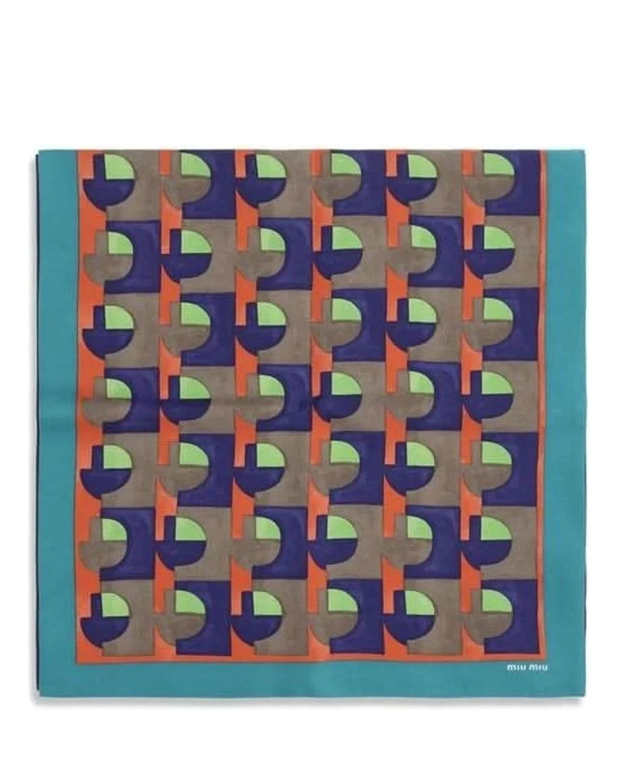 Miu Miu Scarves & Shawl in blue, Silk