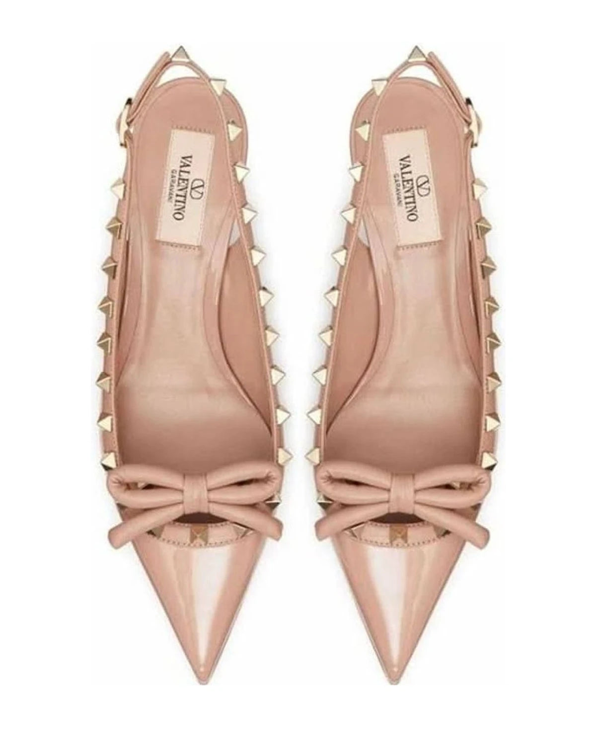Valentino Garavani Beige Calfskin High Heel Pumps Glam Steals