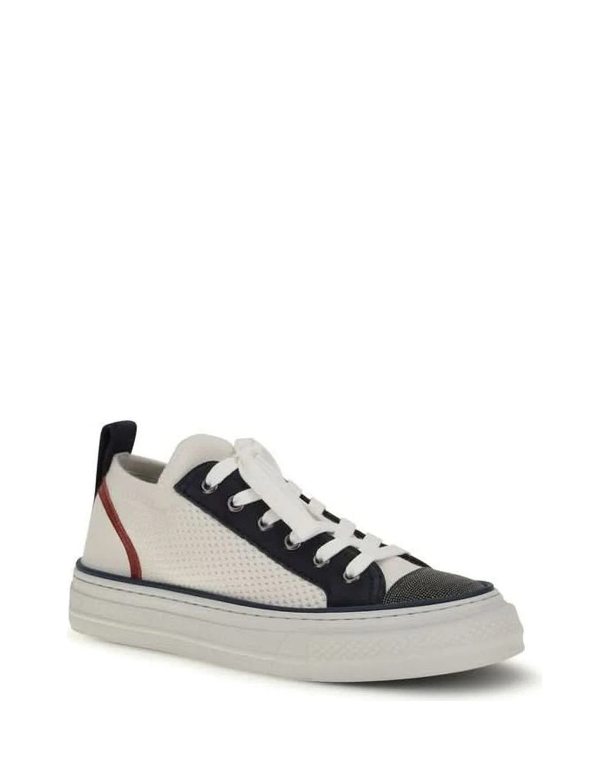Multicolor Cotton Low Top Sneakers Glam Steals