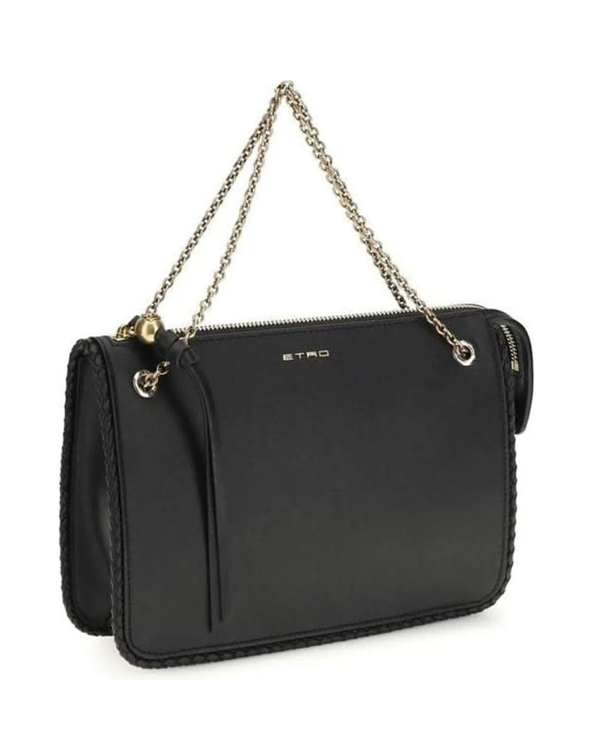 Black Calf Leather Bos Taurus Clutch Bag Glam Steals
