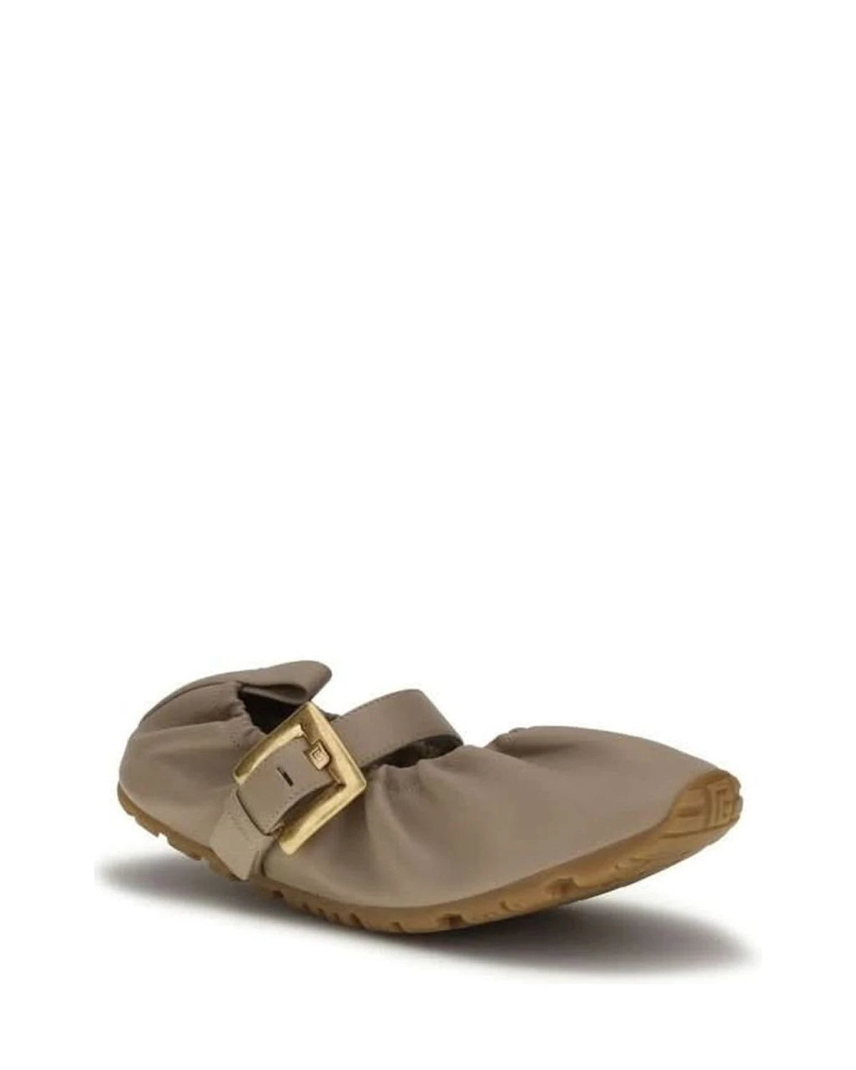 Balmain Beige Ballet Flats Glam Steals