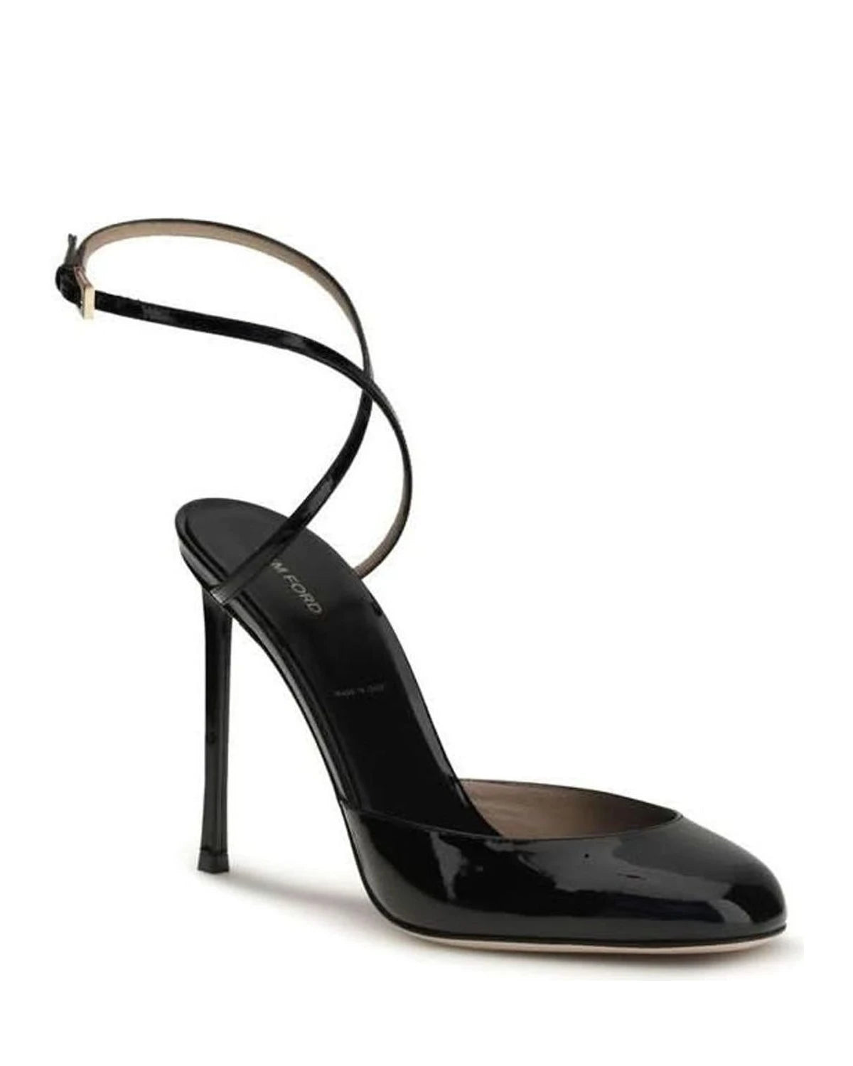 Tom Ford Black Leather Calf Bos Taurus High Heel Pumps Glam Steals
