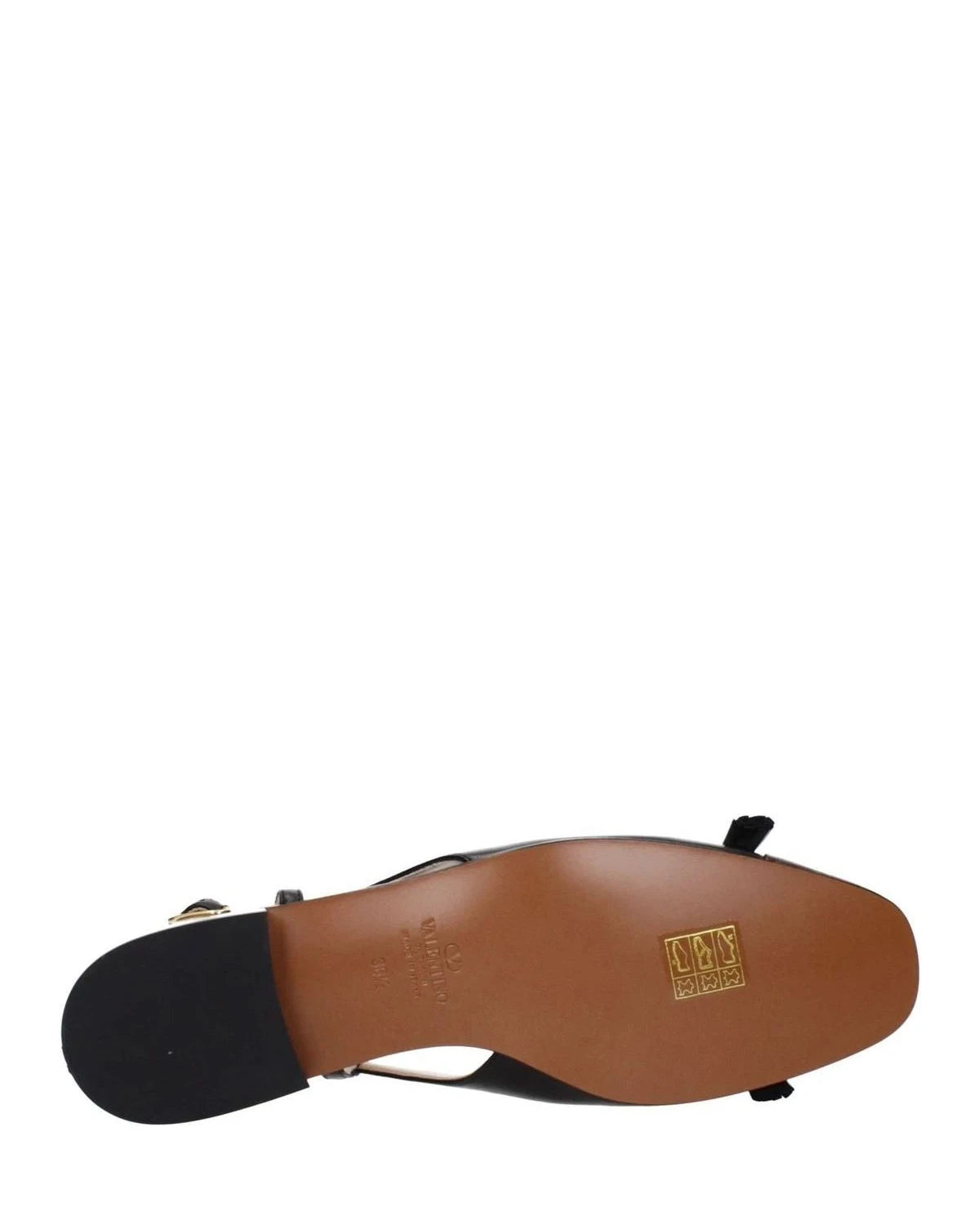 Valentino Garavani Black Leather Ballet Flats Glam Steals