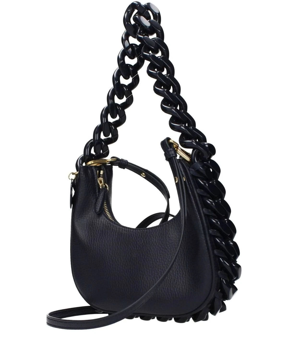 Stella Mccartney Blue Leather Shoulder Bag Glam Steals