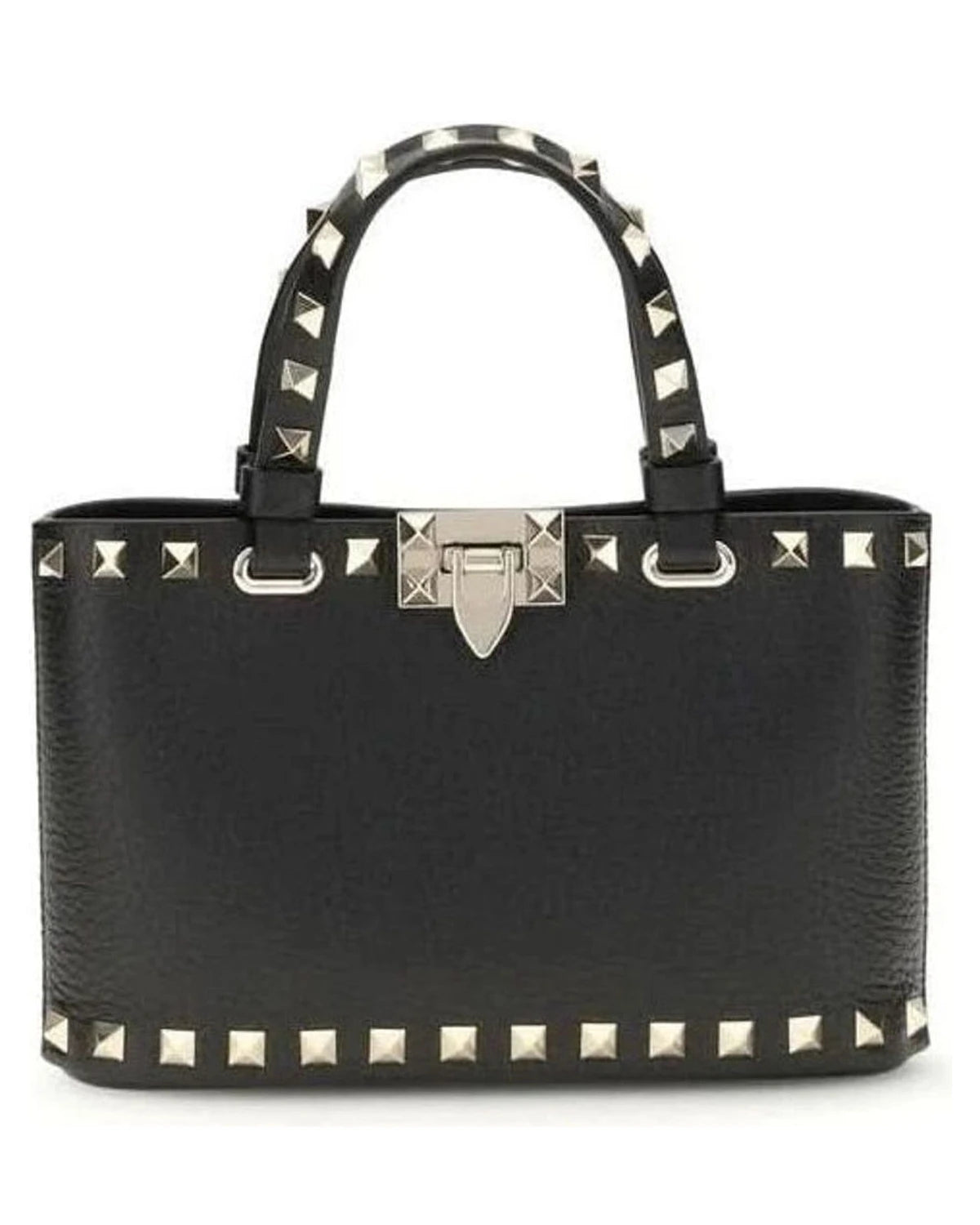 Valentino Garavani Black Leather Calf Bos Taurus Shoulder Bag Glam Steals