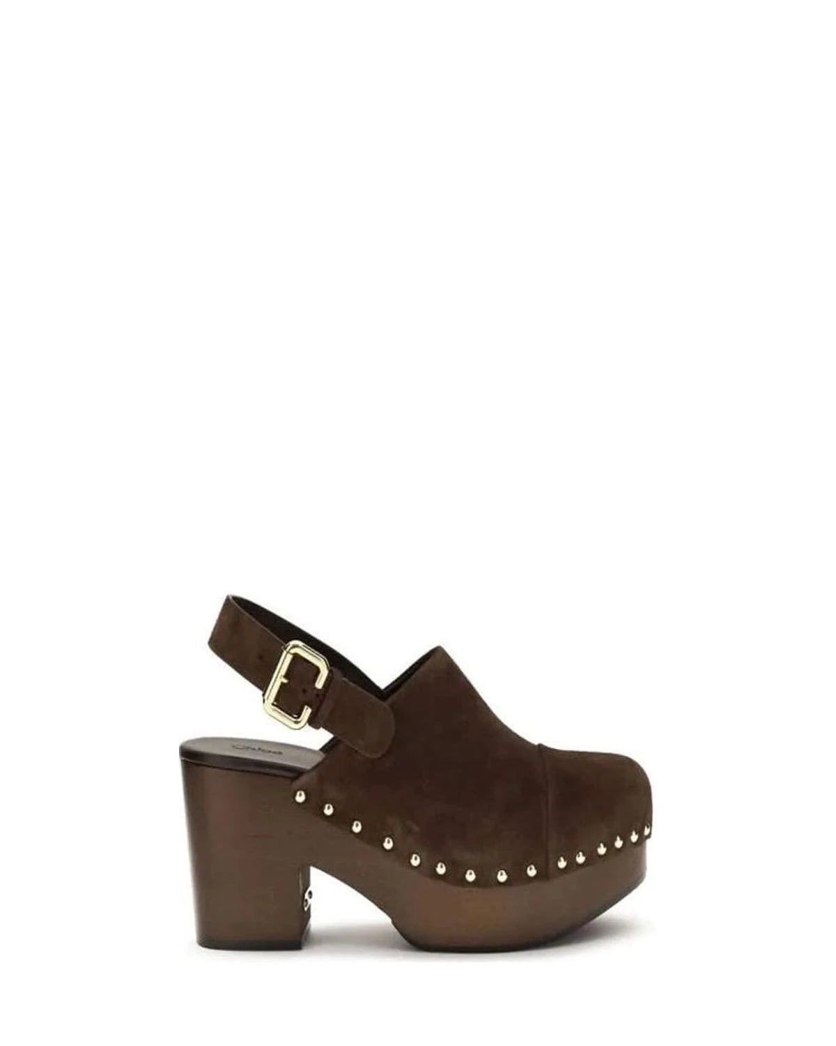 Chloé Brown Clogs
