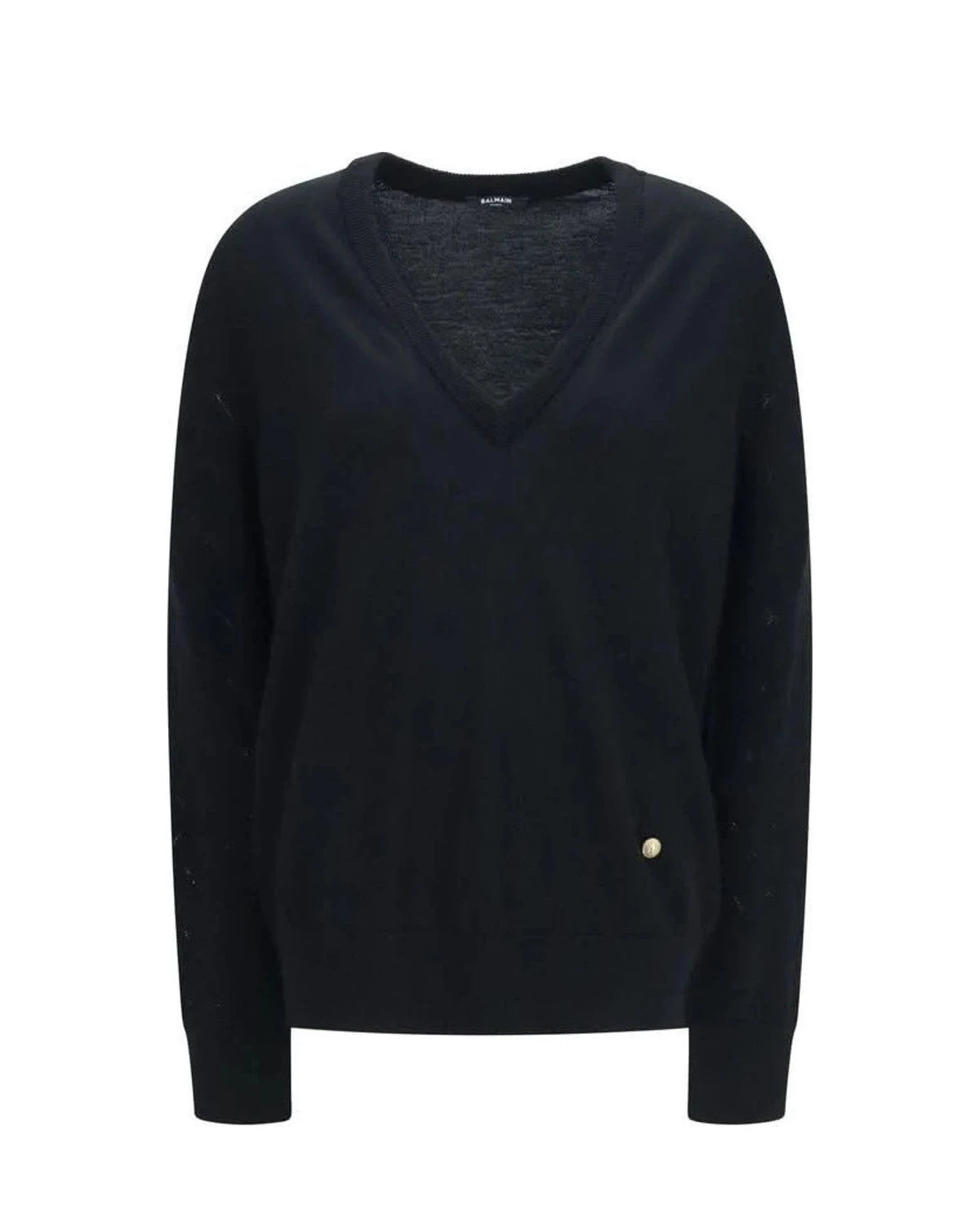 Balmain Sweater in black, Merino Wool