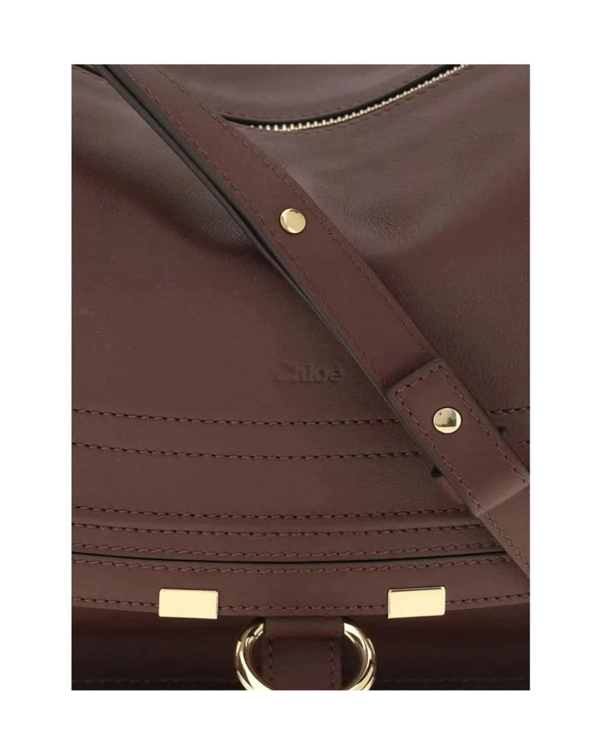 Chloé Burgundy Hobo Bag