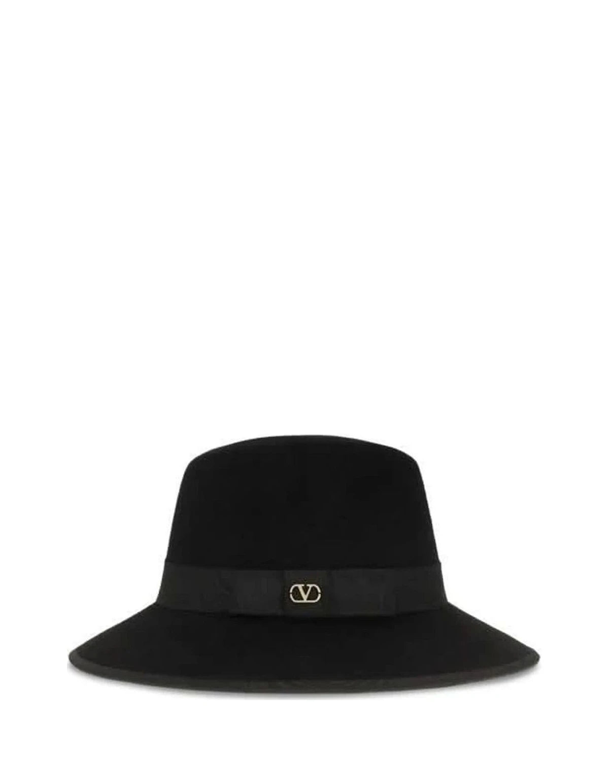 Valentino Garavani Fedora in black, Cotton