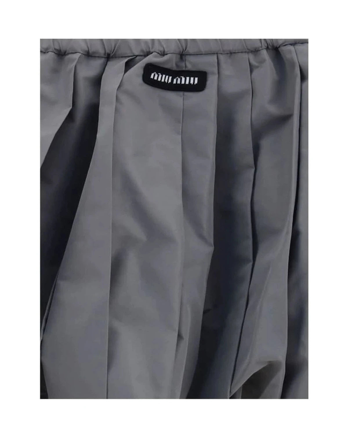 Miu Miu Skirt in gray, Polyester — view 3