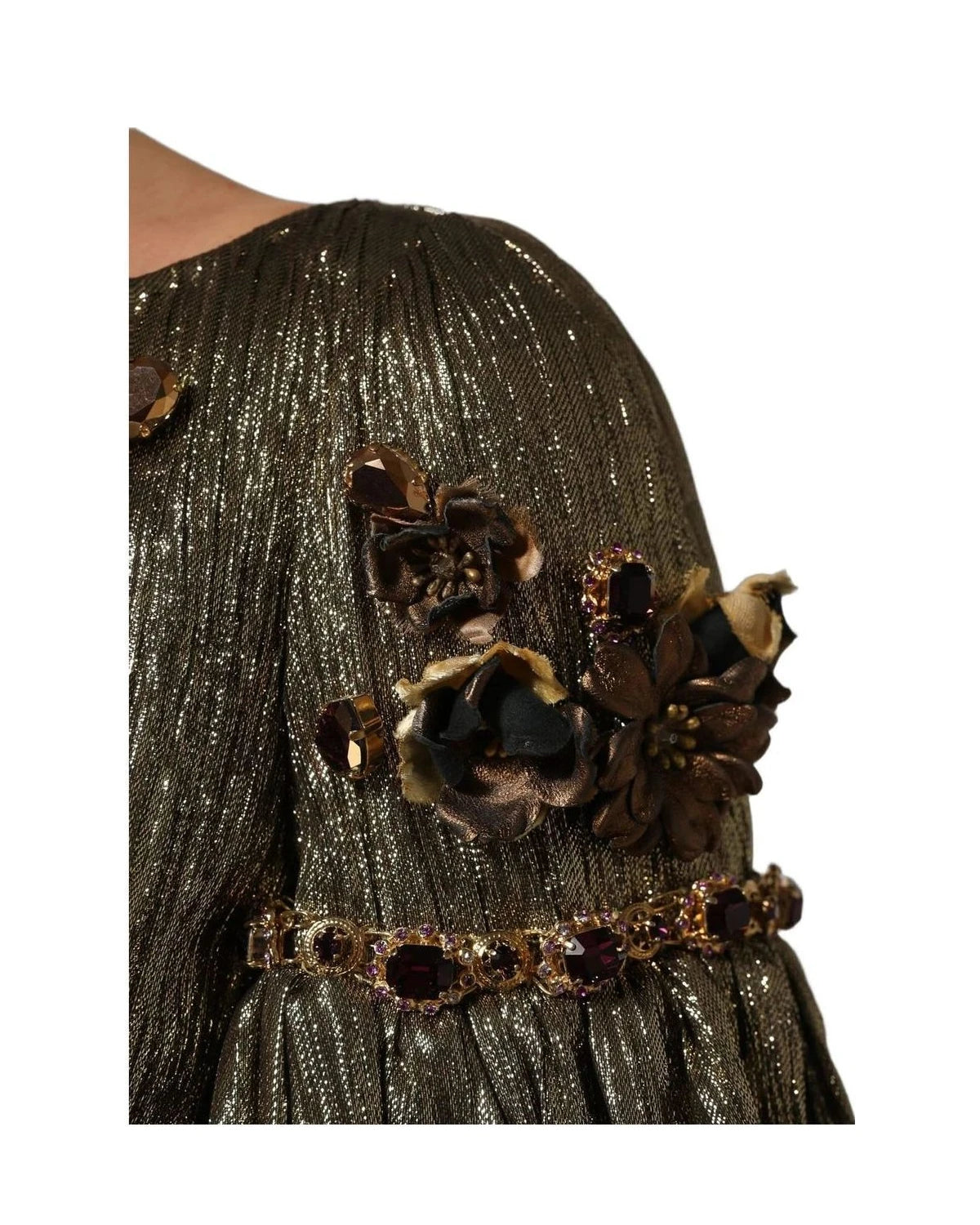 Dolce & Gabbana Dresse in gold, Silk — view 7