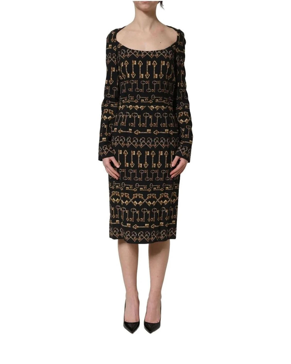 Dolce & Gabbana Dresse in black, Silk — view 3