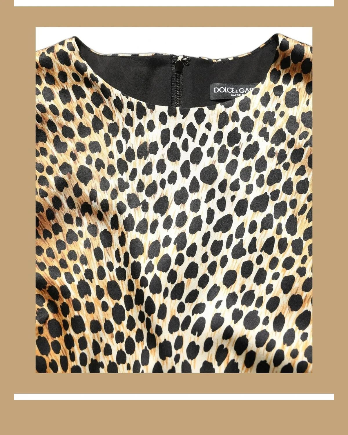 Dolce & Gabbana Dresse in brown, Silk — view 3
