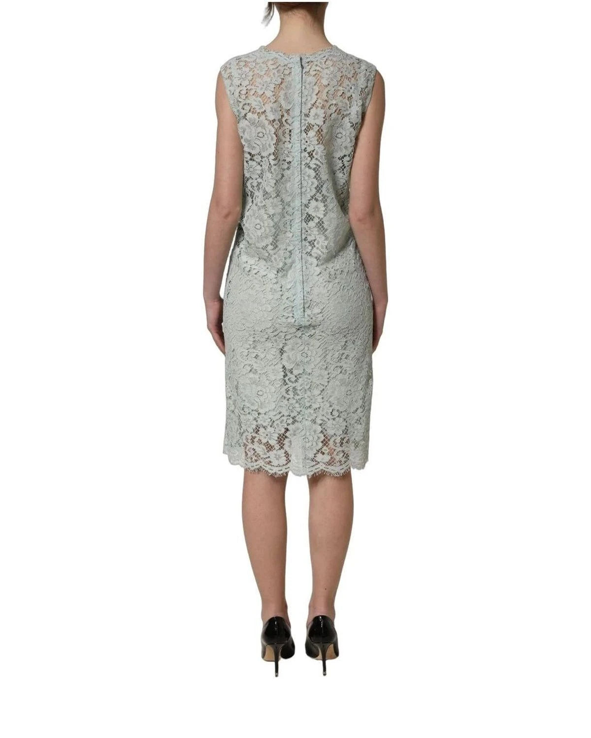Dolce & Gabbana Dresse in green, Silk — view 6