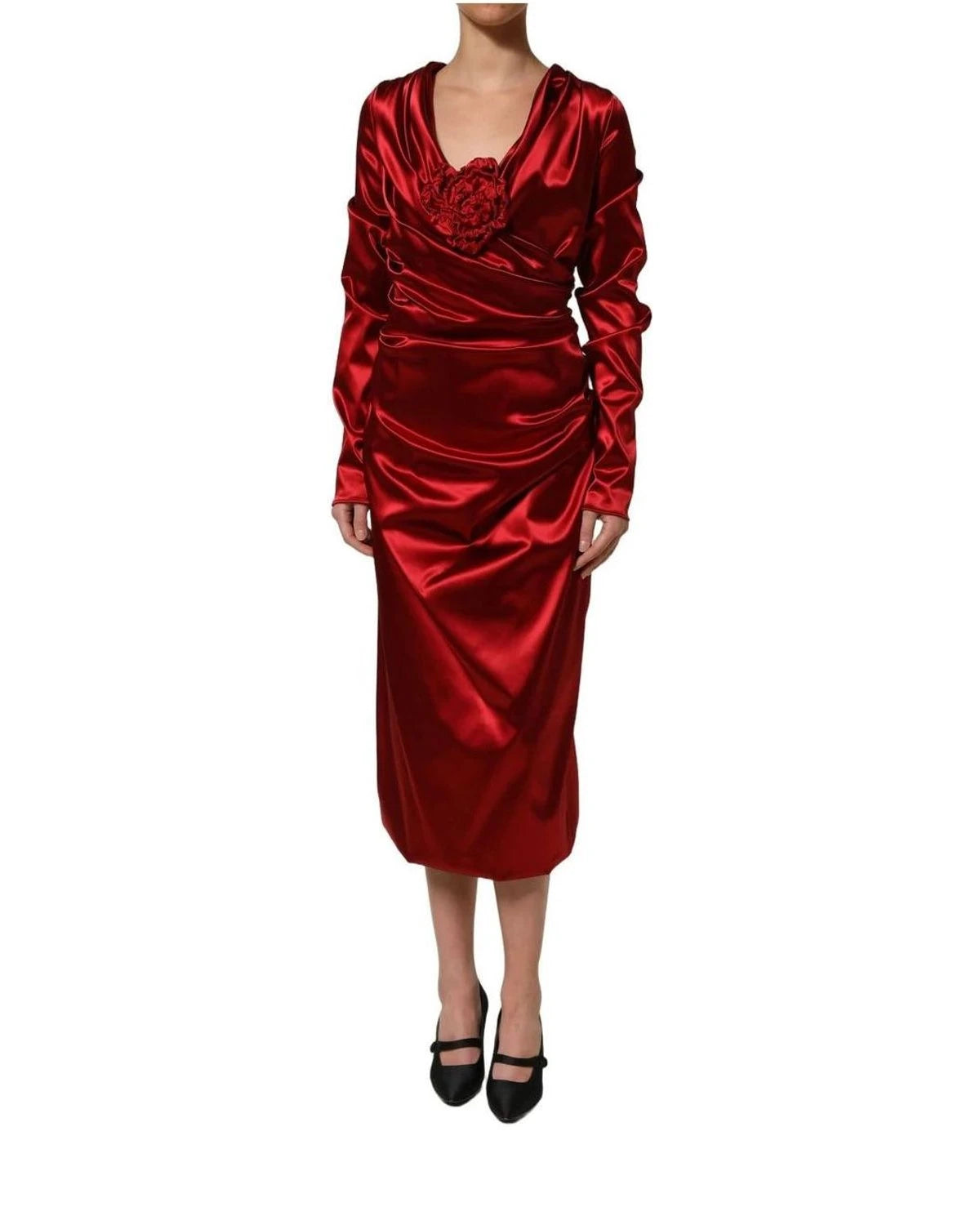 Dolce & Gabbana Dresse in red, Silk — view 2