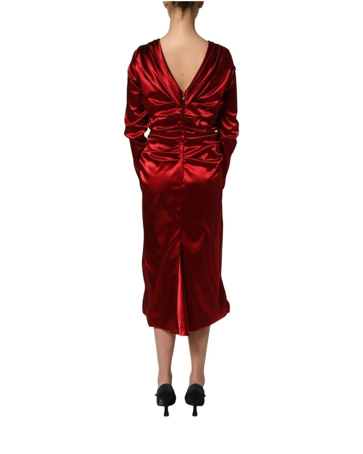 Dolce & Gabbana Dresse in red, Silk — view 6