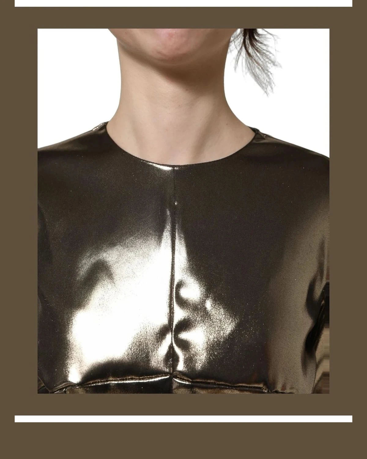 Dolce & Gabbana Dresse in gold, Polyester — view 3