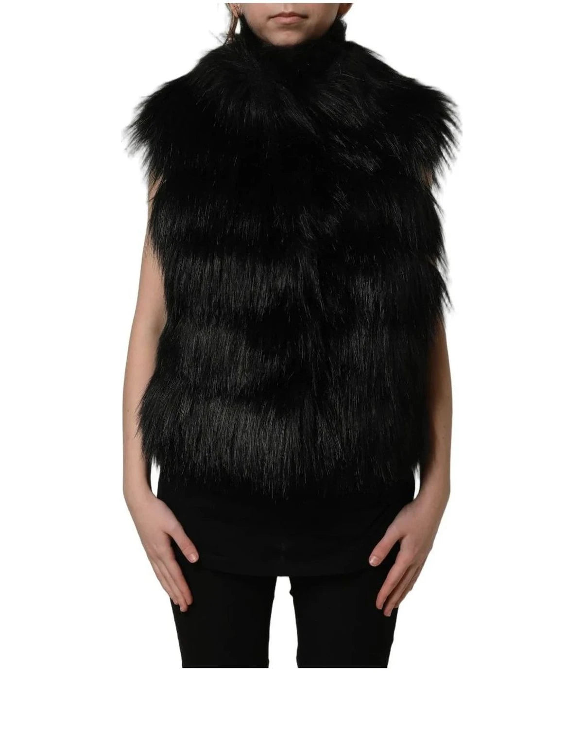 Dolce & Gabbana Vest in black, Acrylic โ view 2