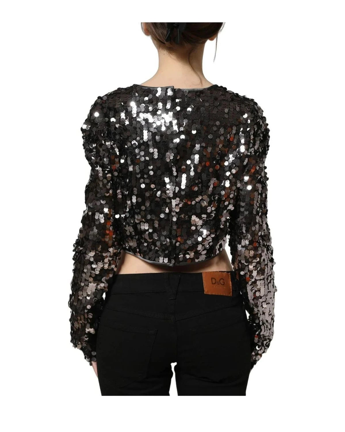 Dolce & Gabbana Blouse in black, Silk — view 6